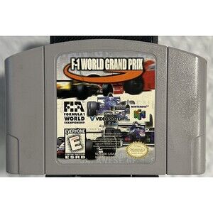F-1 World Grand Prix (Nintendo 64, 0045496870430) Video Game Cartridge Only